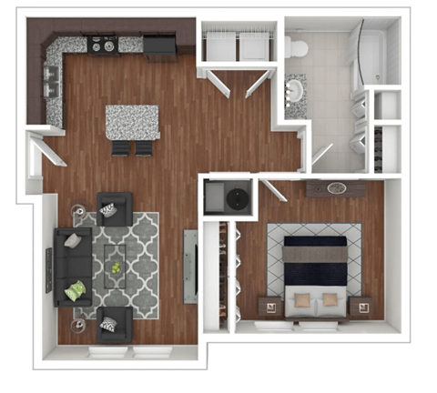 a floor plan image of the cortona apartment homes in cortona, ca